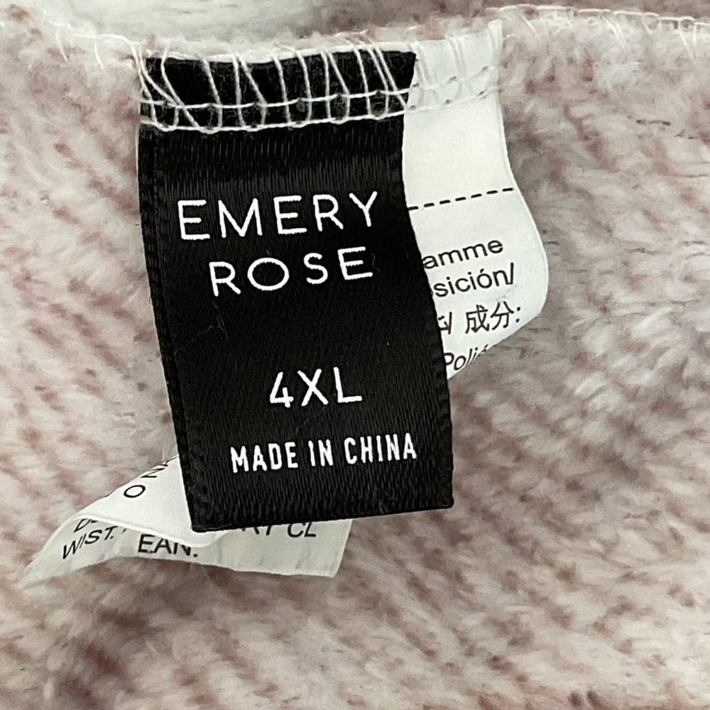Emery Rose Plus Buffalo Plaid Open Front Soft Vest. P2P 25-29 length 29 SIZE 4X - Picture 5 of 6